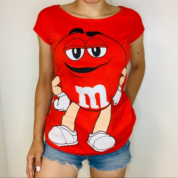 Red M&M Tee 🍎 - Picture 2 of 5